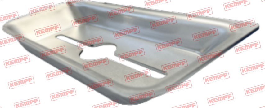 144113 Kempf Halter f. Elektroausr., f. SML (tiefgezogene Schale, Stahl, anschweißbar)